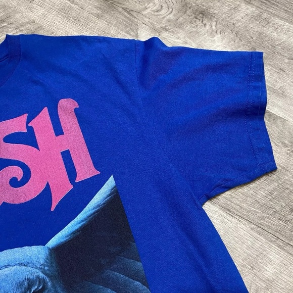 Vintage RUSH T Shirt Men’s Large Blue Fly By Night Owl 2000’s Y2K VERY RARE. - Picture 3 of 11